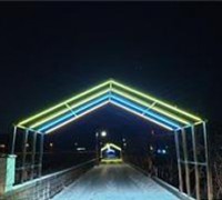 김화읍 화강산책로 LED 경관조명 조성